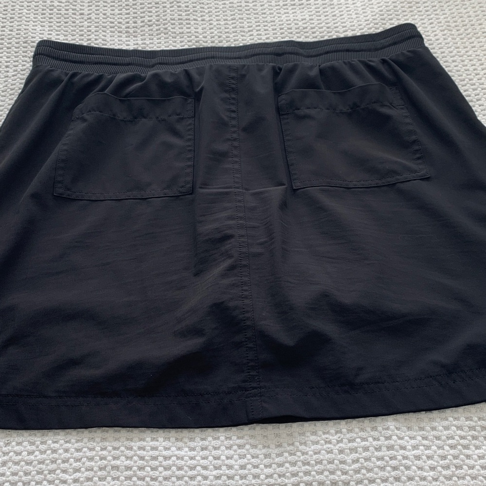 Rafaella Black Skort with Elastic Waist Size XL - Picture 12 of 13